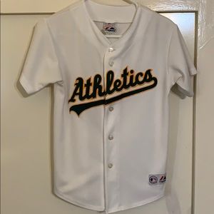Oakland A’s white jersey Size medium women’s